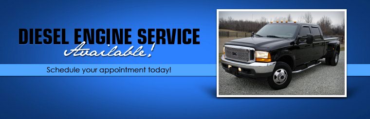 Diesel engine service is available! Click here to schedule an appointment.