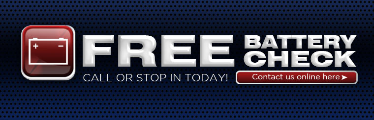 Free Battery Check: Click here to contact us online for more information.